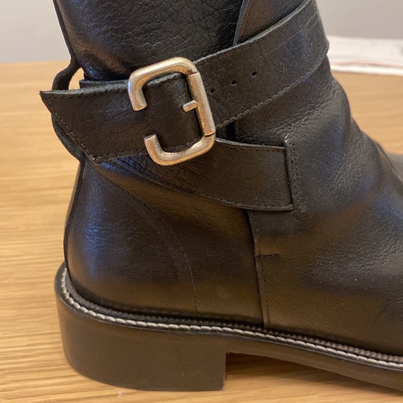 FREDA SALVADOR REISS BUCKLE MOTO BOOT Size 8 1/2 - Picture 6 of 8